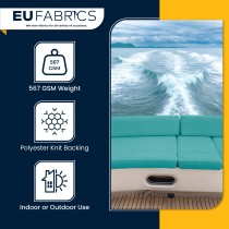 Marine Vinyl Leatherette Fabric Beige 1