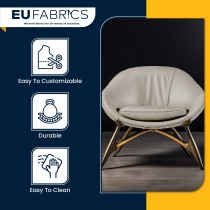 Marine Vinyl Leatherette Fabric Beige 1