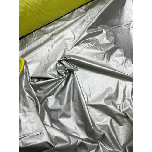 2oz Waterproof Reflective Fabric – Green Backing, 150cm Wide