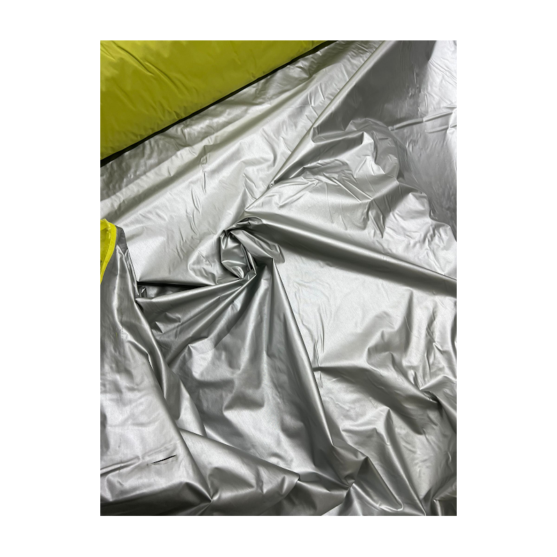 2oz Waterproof Reflective Fabric – Green Backing, 150cm Wide