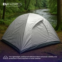 2oz Waterproof Reflective Fabric – Green Backing, 150cm Wide