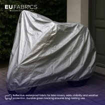 2oz Waterproof Reflective Fabric – Green Backing, 150cm Wide