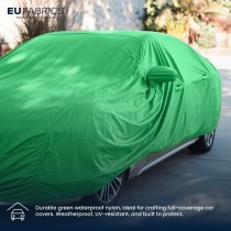 5PM Waterproof Workwear Fabric – Green Nylon, 150cm Wide