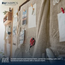 10 Metre  X 1 Metre Roll of Frosted Hessian4