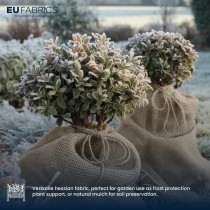 10 Metre  X 1 Metre Roll of Frosted Hessian4