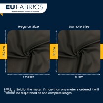 Fire Retardant Polycotton Fabric Black