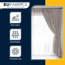 Fire Retardant Polycotton Fabric Black