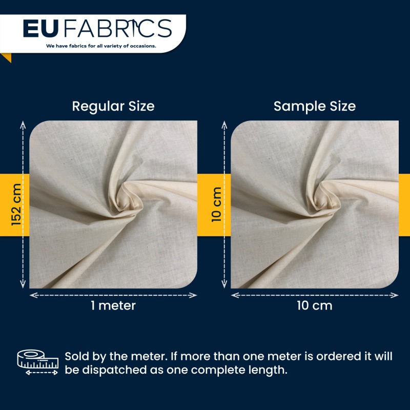 Fire Retardant Polycotton Fabric Black