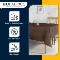 Fire Retardant Polycotton Fabric Black