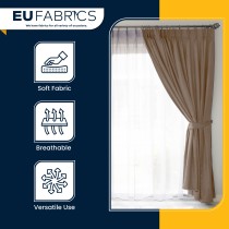 Fire Retardant Polycotton Fabric Black
