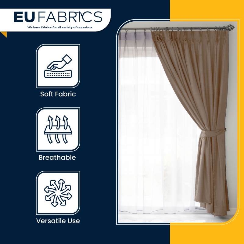 Fire Retardant Polycotton Fabric Black