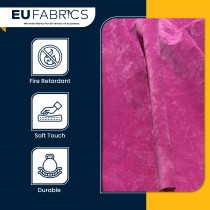 Fire Retardant Display Suede Hot Pink1 