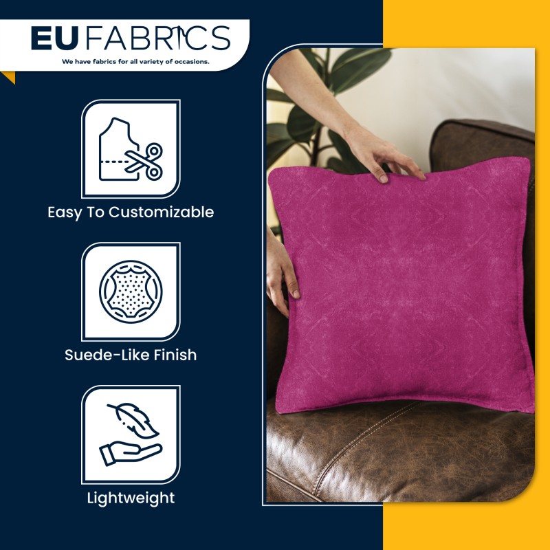 Fire Retardant Display Suede Hot Pink1 