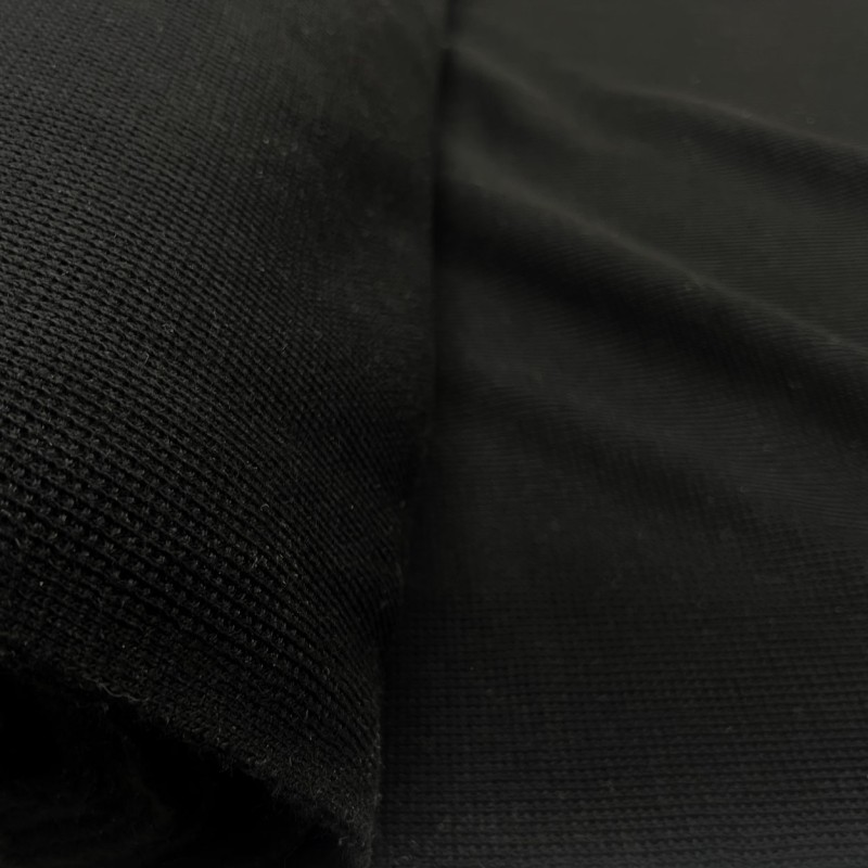 Clearance Jersey Fabric Short Width Black 4