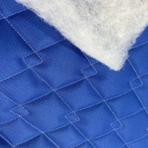 Quilted Waterproof Fabric 600 Denier Heavy Duty royal Blue 2