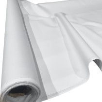 Canvas PVC Heavy Duty Fabric  White 1