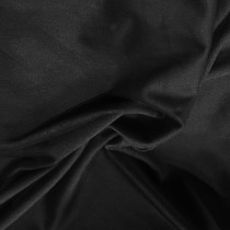 Spandex Velvet Velour Fabric Black 1