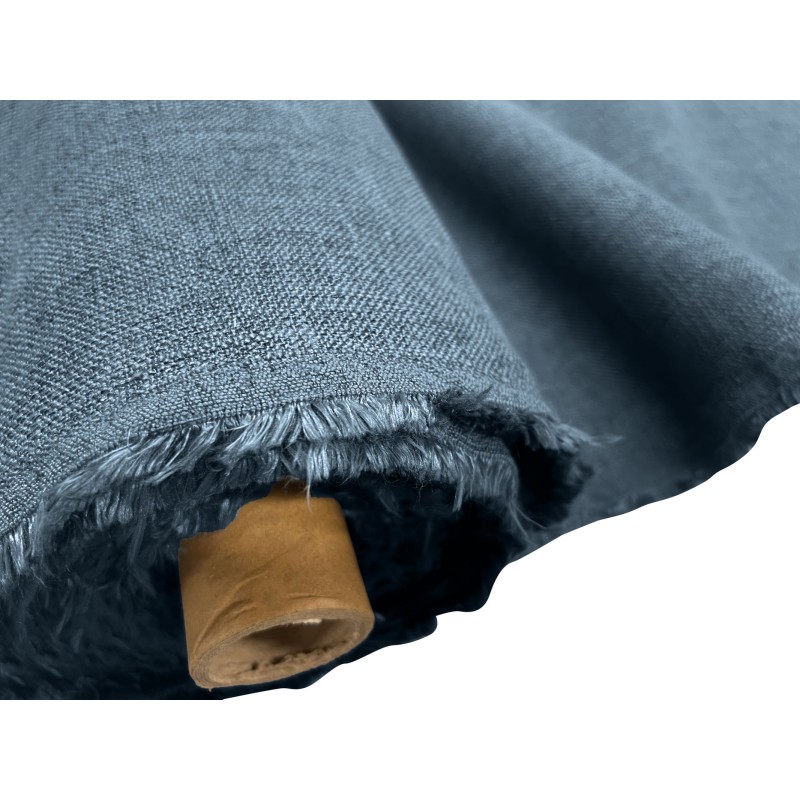 Clearance Polycotton Upholstery Blue Steel 3