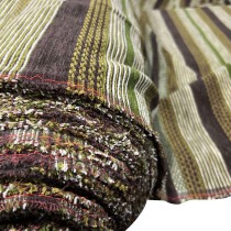 Clearance Polycotton Upholstery Lime and Stripes 2