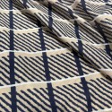 Viscose Check Fabric  /  8 meter Roll