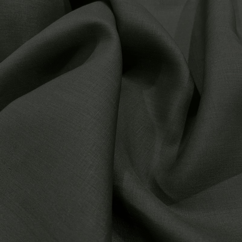 Linen Feel Fabric / Roll of 7 Meters Dark Sage 1
