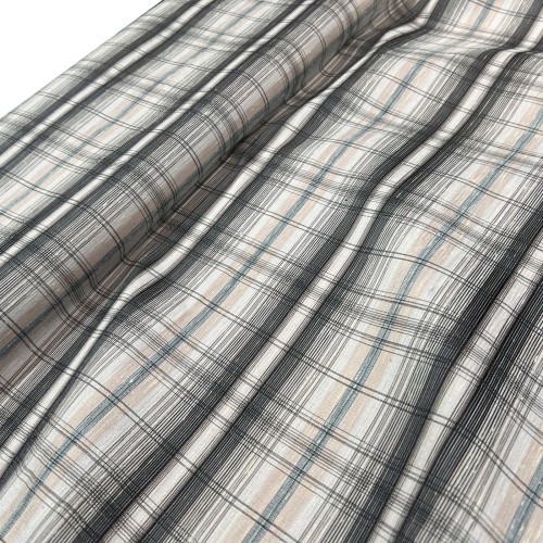 Short Width Checked Fabric 8 Metre Roll