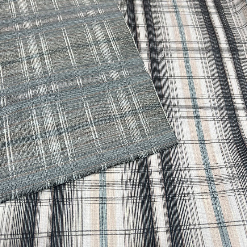 Short Width Checked Fabric 8 Metre Roll 2