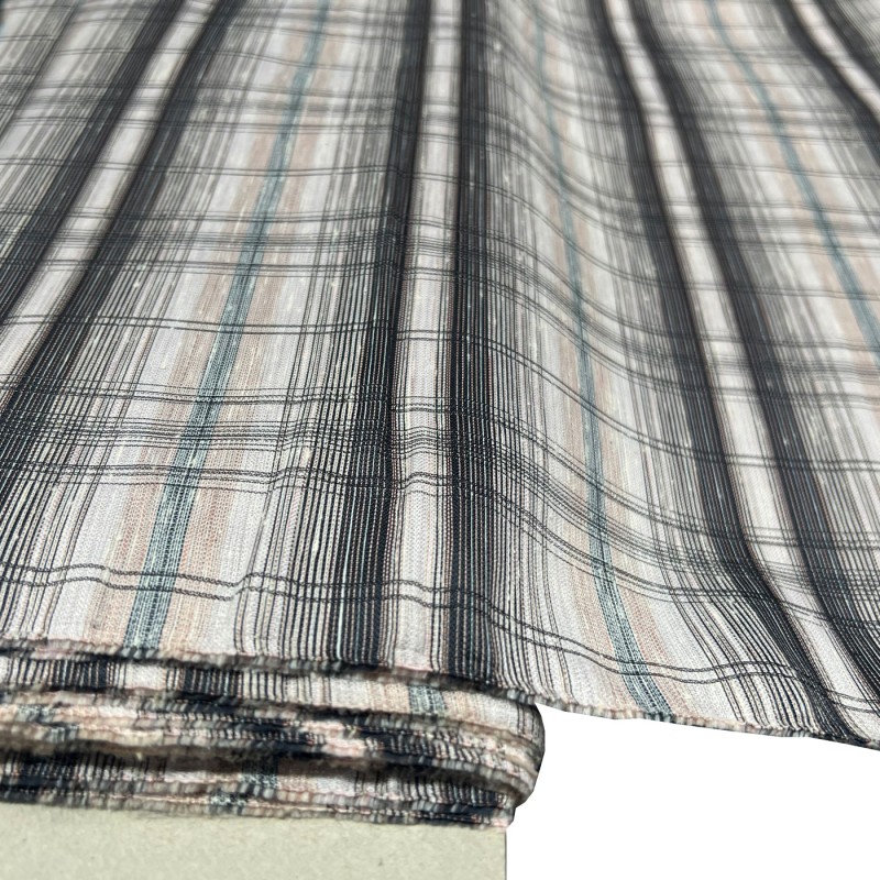 Short Width Checked Fabric 8 Metre Roll 3