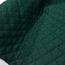 3.5gram Quilted Viscose Lining Fabric Bottle Green 2