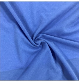 Brushed Tricot Fabric Blue