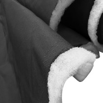 Quilted Plain Cotton Lining Fabric Grey 3