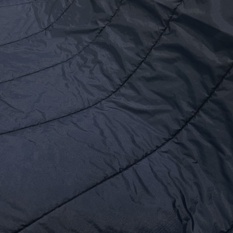Plain Satin Quilted Fabric / 15cm Quilt Navy4