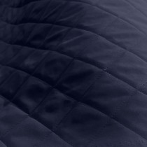 Plain Satin Quilted Fabric / 15cm Quilt Navy4