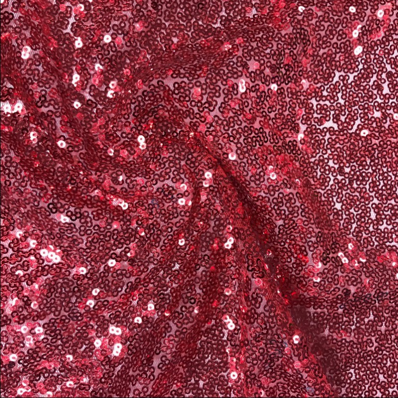 Sequin Fabric All over Sequins on Mesh - EU Fabrics