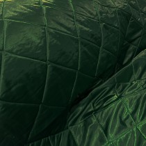 Plain Satin Quilted Fabric Green 4