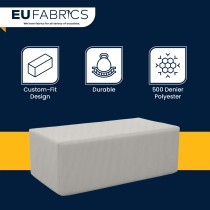 Waterproof Custom Rectangular Garden Cushion Storage Bag Cover White