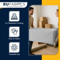 Waterproof Custom Rectangular Garden Cushion Storage Bag Cover White