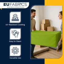 Waterproof Custom Rectangular Garden Cushion Storage Bag Cover Hi Vis Yellow