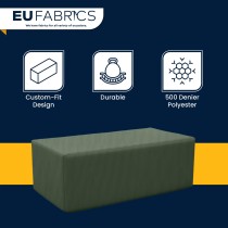 Waterproof Custom Rectangular Garden Cushion Storage Bag Cover Olive