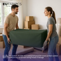 Waterproof Custom Rectangular Garden Cushion Storage Bag Cover Olive