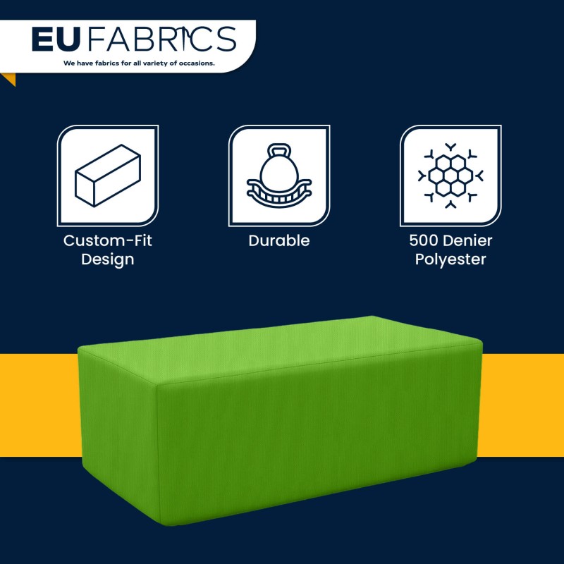 Waterproof Custom Rectangular Garden Cushion Storage Bag Cover Lime