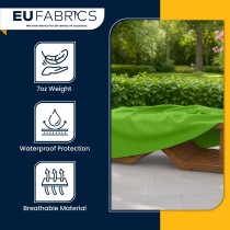 Waterproof Custom Rectangular Garden Cushion Storage Bag Cover Lime