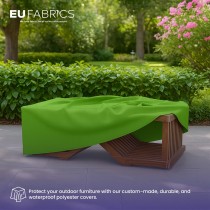 Waterproof Custom Rectangular Garden Cushion Storage Bag Cover Lime