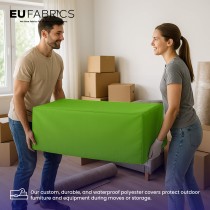 Waterproof Custom Rectangular Garden Cushion Storage Bag Cover Lime