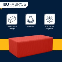 Waterproof Custom Rectangular Garden Cushion Storage Bag Cover Red