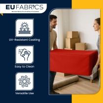 Waterproof Custom Rectangular Garden Cushion Storage Bag Cover Red