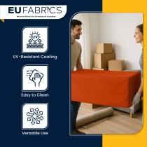 Waterproof Custom Rectangular Garden Cushion Storage Bag Cover Orange