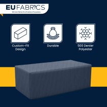 Waterproof Custom Rectangular Garden Cushion Storage Bag Cover Navy