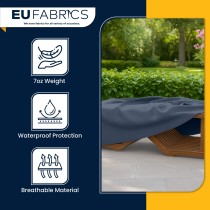 Waterproof Custom Rectangular Garden Cushion Storage Bag Cover Navy