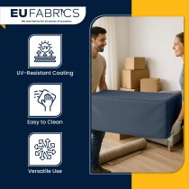 Waterproof Custom Rectangular Garden Cushion Storage Bag Cover Navy